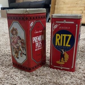 Vintage collectible tins
